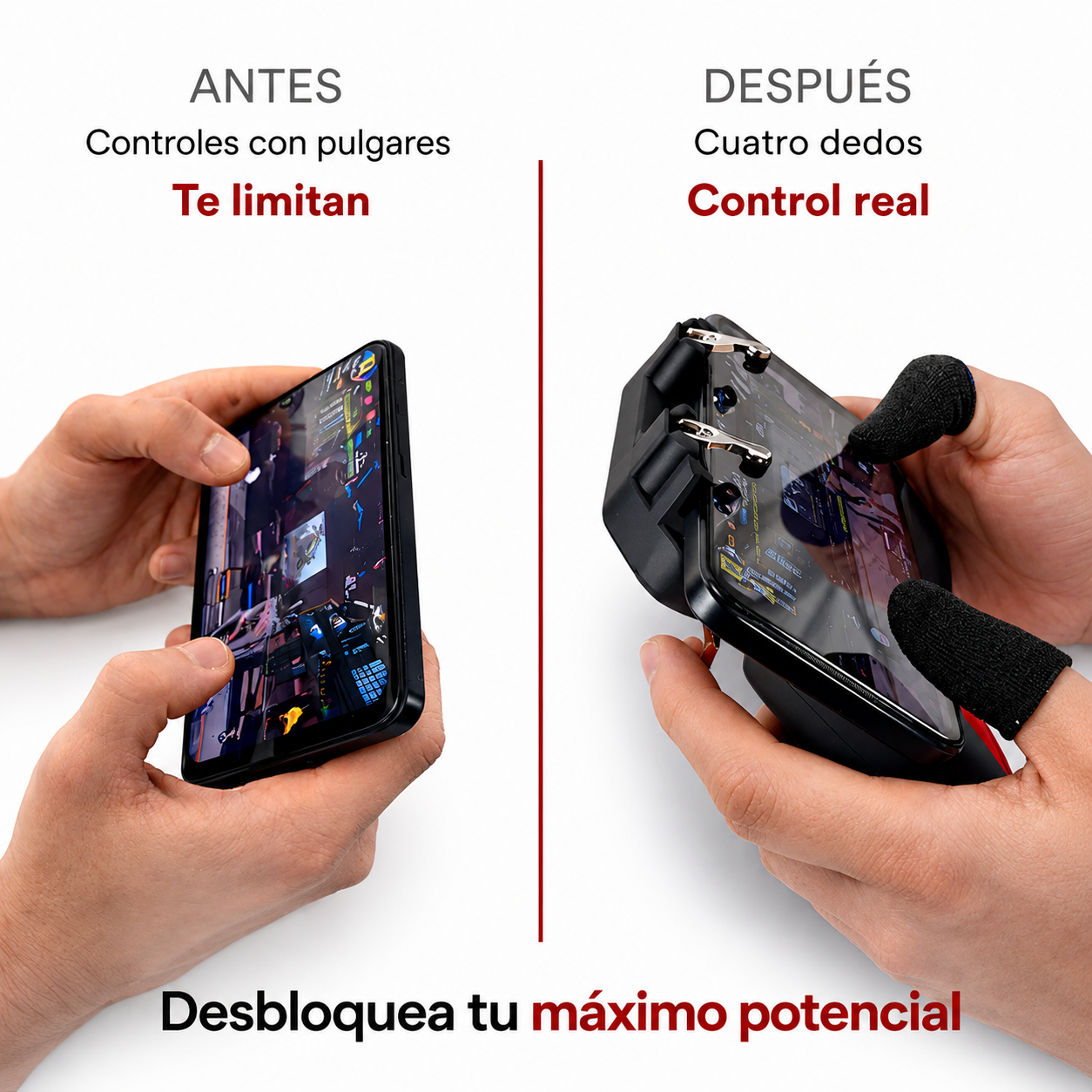 Control Gaming con Refrigeración Dual y Gatillos de Precisión