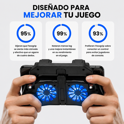 Control Gaming con Refrigeración Dual y Gatillos de Precisión